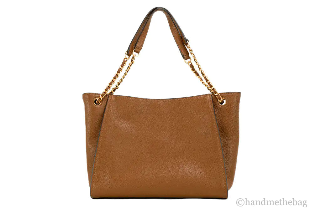 Tory Burch (73503) Britten Small Moose Pebbled Leather Slouchy Tote Handbag