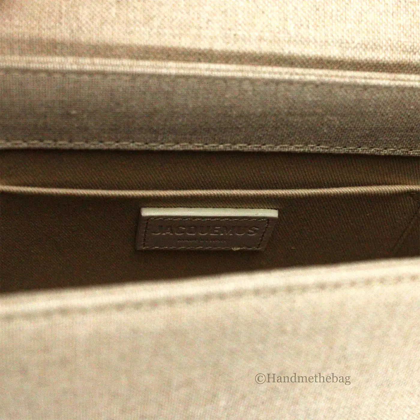 Jacquemus "Le Grand Chiquito" Large Light Greige Tote