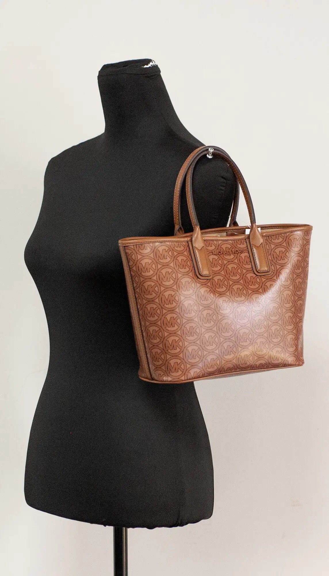 Michael Kors Jodie Small Luggage Recycled Polyester Tote