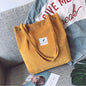 Bags for Women Corduroy Shoulder Bag Reusable Shopping Bags Casual Tote Female Handbag for A Certain Number of Dropshipping