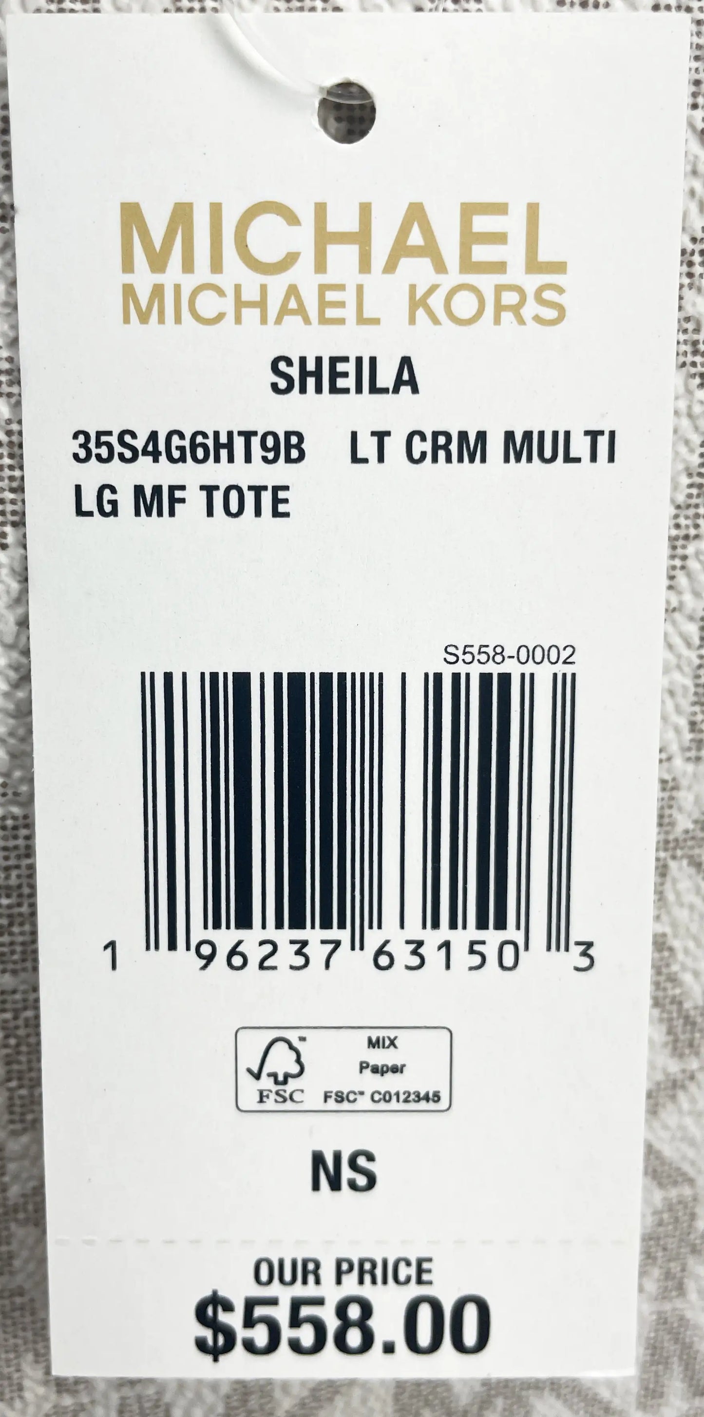 Michael Kors Large Sheila MF Tote Shoulder Bag