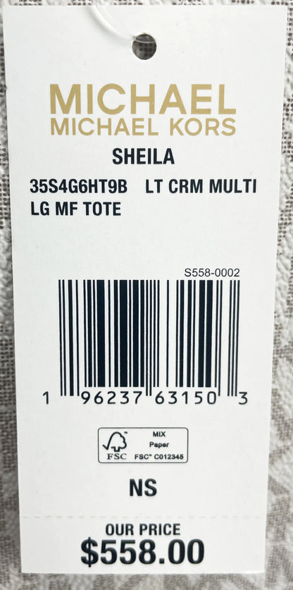 Michael Kors Large Sheila MF Tote Shoulder Bag