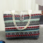 Women Handbag National Wind Printed Canvas Tote Casual Beach Bags Women Shopping Bag Handbags Bolsos Mujer