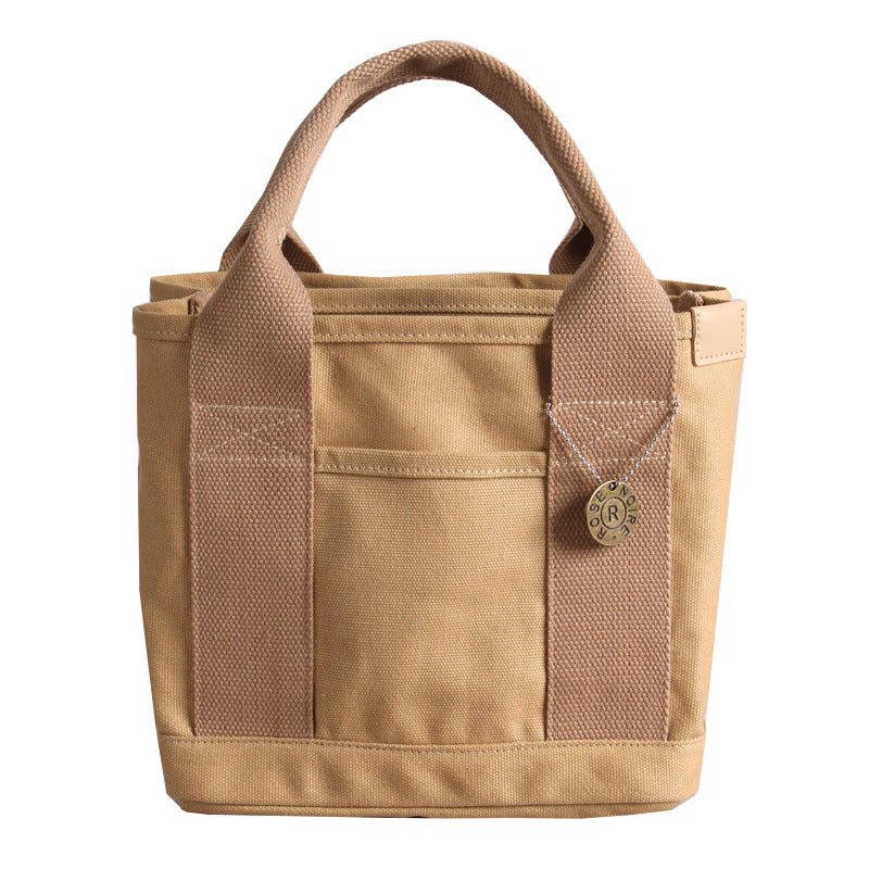 Lotte Premium Canvas Bag Bento Bag Tote Bag 16 Ann Canvas Women's Bag Handbag