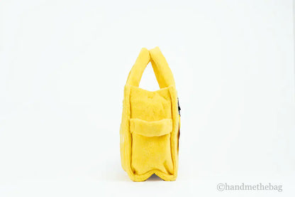 Marc Jacobs The Terry Tote Yellow Medium Soft Terry Fabric Crossbody Handbag