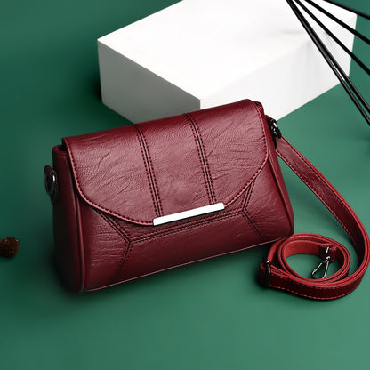 Soft Crossbody Bags For Women Pu Leather Handbags Designer Women Shoulder Bags High Quality Solid Women Messenger Bags