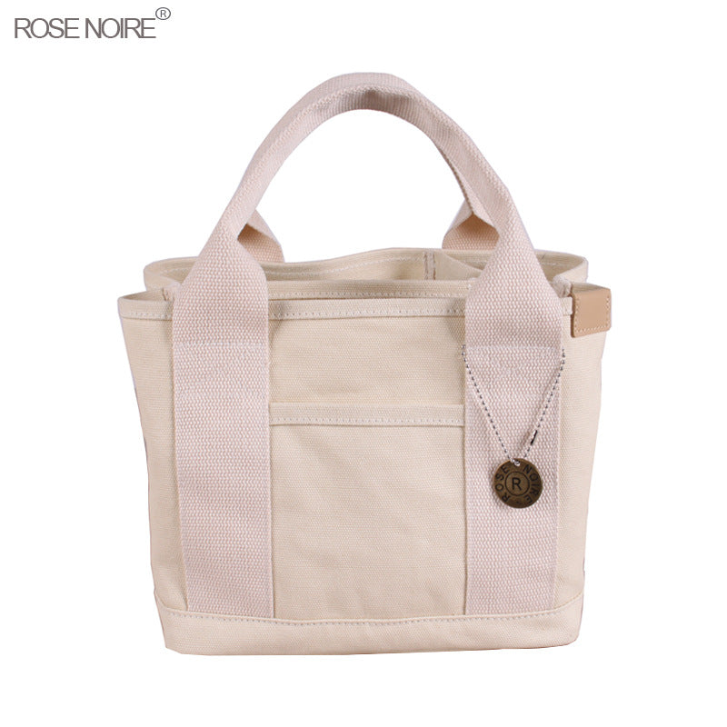 Lotte Premium Canvas Bag Bento Bag Tote Bag 16 Ann Canvas Women's Bag Handbag