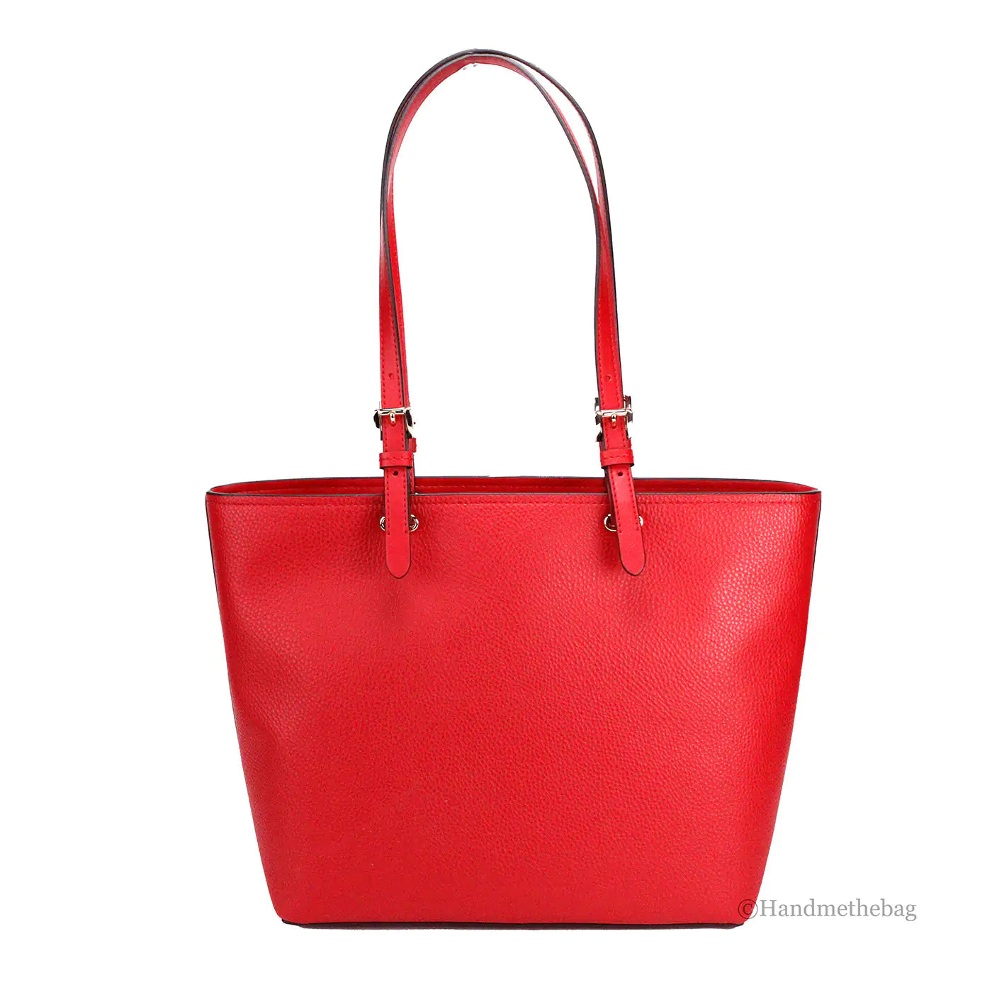 Michael Kors Jet Set Red Vegan Double Pocket Tote