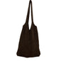 Korean Version Ins Wool Bag Retro Simple Knitted Bag Shoulder Bag Large Capacity Tote Bag