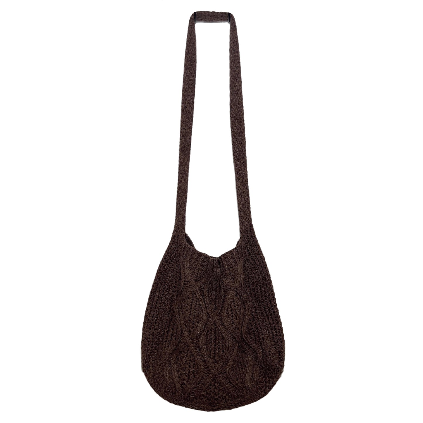 New Bag Knitted Bag Messenger Bag Solid Color Tote Bag Twist Bag Retro Bag Women's Bag Trend