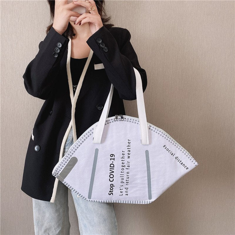 Doctor Nurse Large Capacity Handbag Women Creative Casual Canvas Tote Bag Ladies Hobos Designer Hand Bags Sac A Main Femme