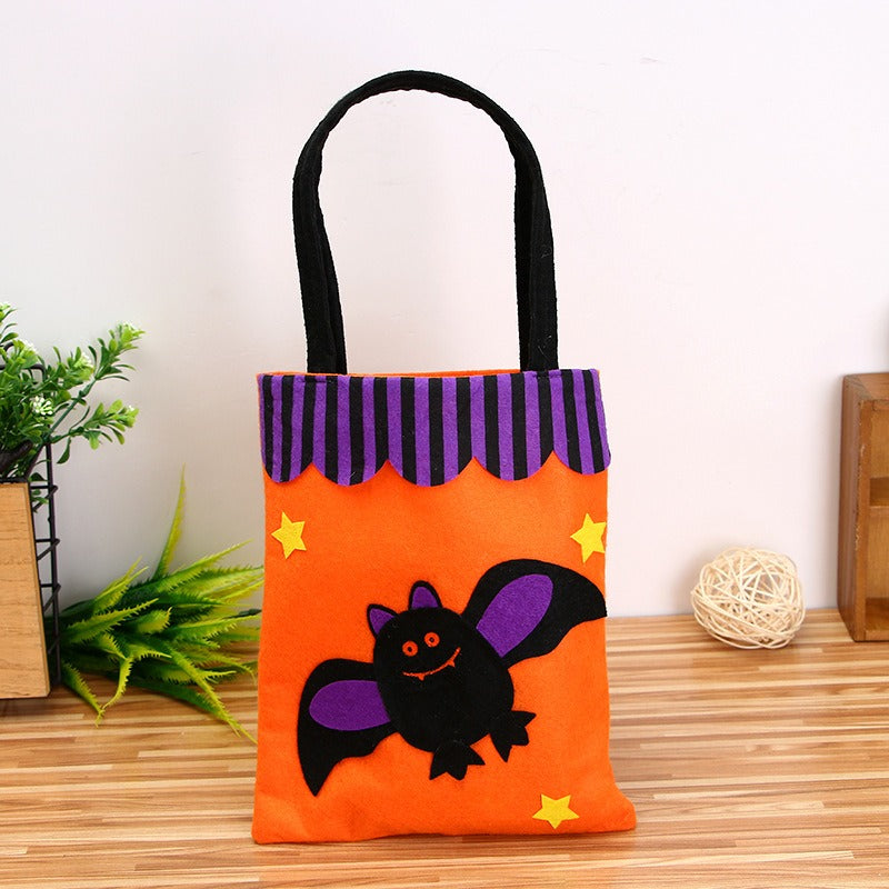 Halloween Decoration Pumpkin Non woven Candy Bag Ghost Witch Ghost Festival Tote Bag