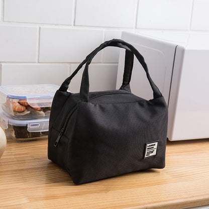 Insulated Canvas Tote Lunch Bag