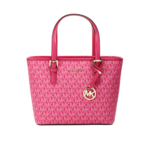 Michael Kors XS Electric Pink Carryall Tote Convertible Bag