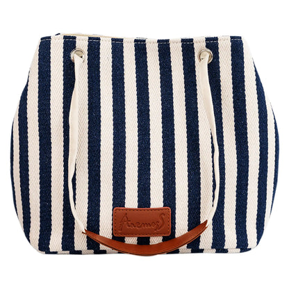 Anemoss Tote Bag, Navy Blue