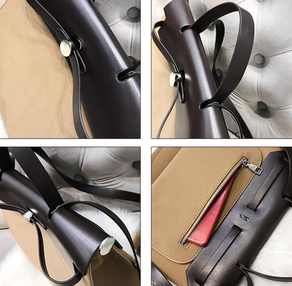 European Retro Fashion Female Big Tote bag 2018 New Women's Designer Handbag Quality PU Leather Women Shoulder Messenger Bags