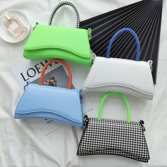 Elegant Female Square Tote bag Fashion New High quality PU Leather Women's Designer Handbag Travel Shoulder Messenger Bag