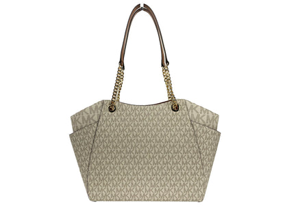 Michael Kors Jet Set Chain Vanilla Shoulder Tote Bag