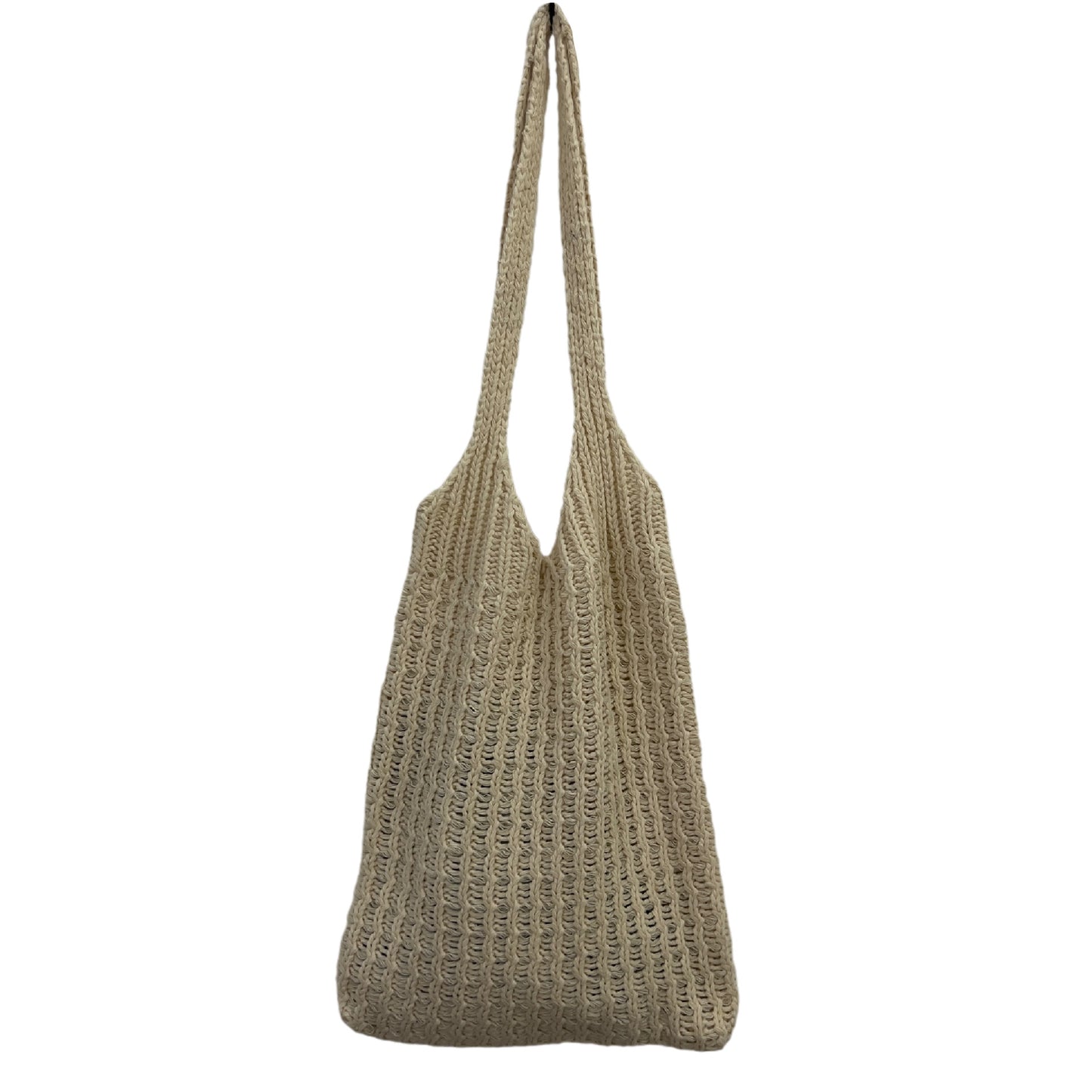 Korean Version Ins Wool Bag Retro Simple Knitted Bag Shoulder Bag Large Capacity Tote Bag