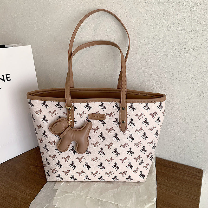 Tote Bag New New Fashion PU Ladies Shoulder Bag Small Fresh Trend Underarm Shoulder Bag Tote Bag