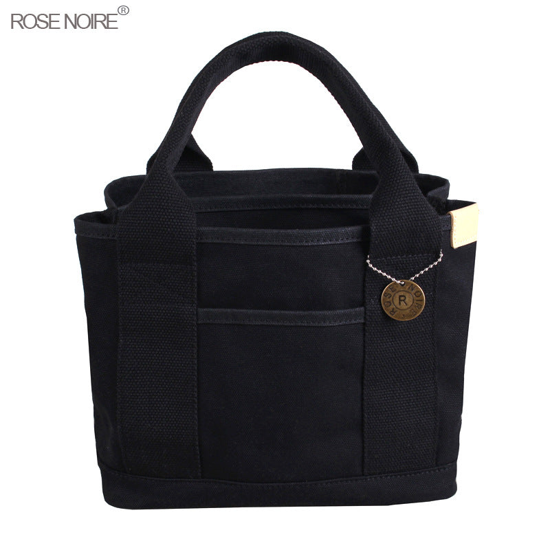Lotte Premium Canvas Bag Bento Bag Tote Bag 16 Ann Canvas Women's Bag Handbag