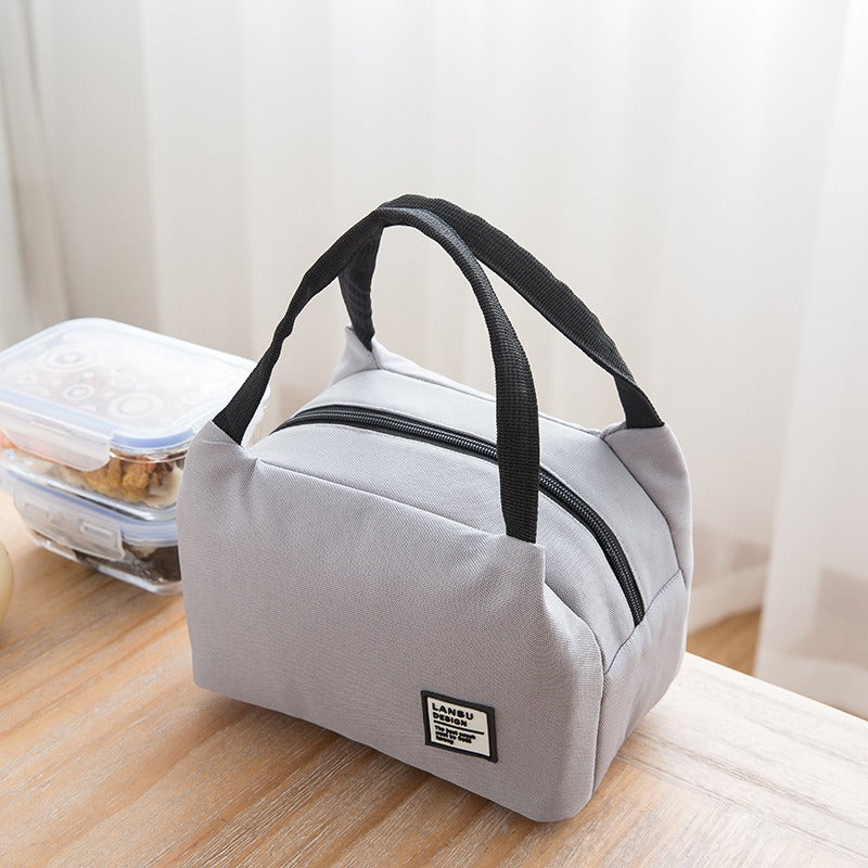 Insulated Canvas Tote Lunch Bag