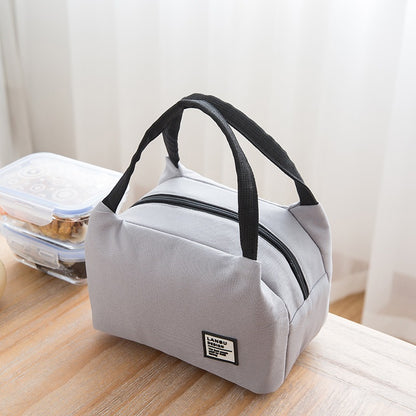 Insulated Canvas Tote Lunch Bag