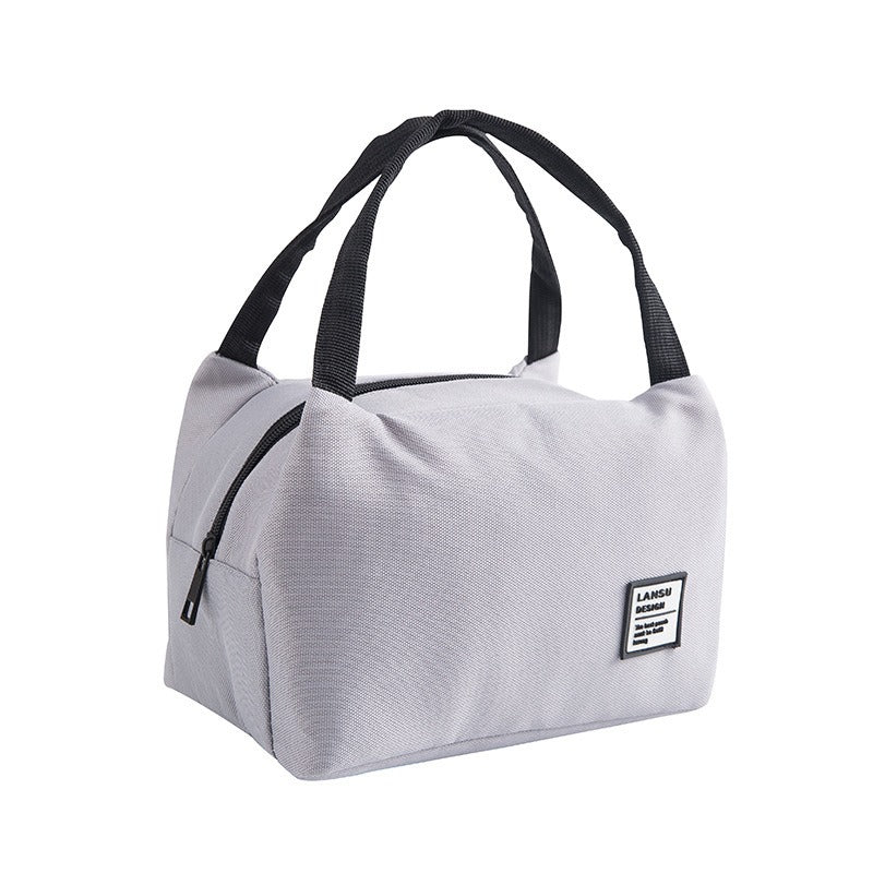 Insulated Canvas Tote Lunch Bag