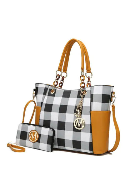 Checker Tote Bag