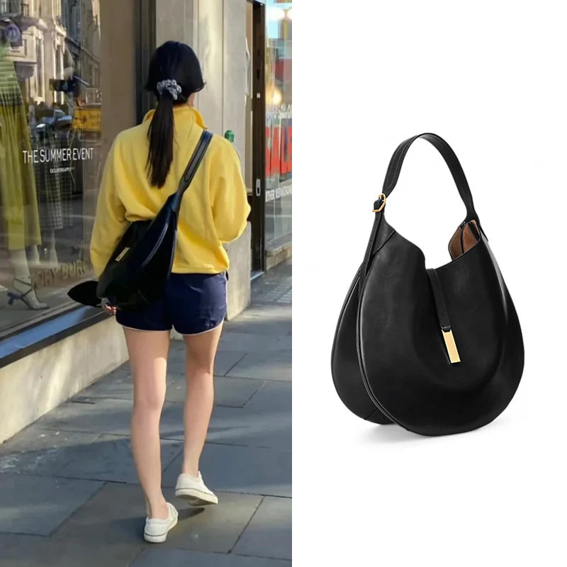 Fashion Ruched Hobos Women Handbag Designer Women Bag Luxury Soft Pu Leather Shoulder Crossbody Bags Lady Simply Tote Purse