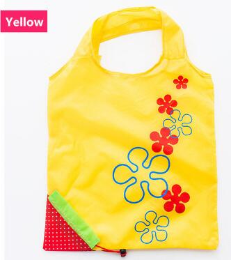 Environmental storage bag Handbag Strawberry Foldable Shopping Bags Reusable Folding Grocery Nylon eco tote Bag