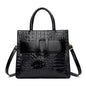 PU Women's Bag Crocodile Vintage Handbag 2023 New High end Women's Bag Single Shoulder Crossbody Tote Bag