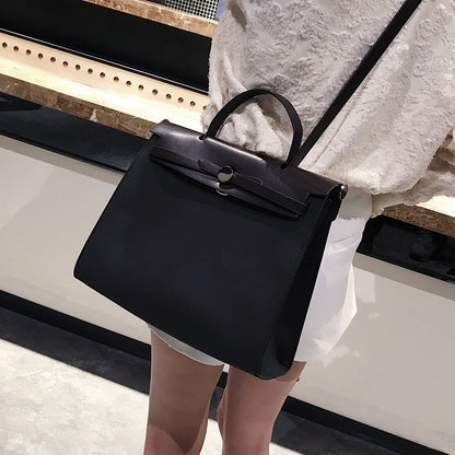 European Retro Fashion Female Big Tote bag 2018 New Women's Designer Handbag Quality PU Leather Women Shoulder Messenger Bags