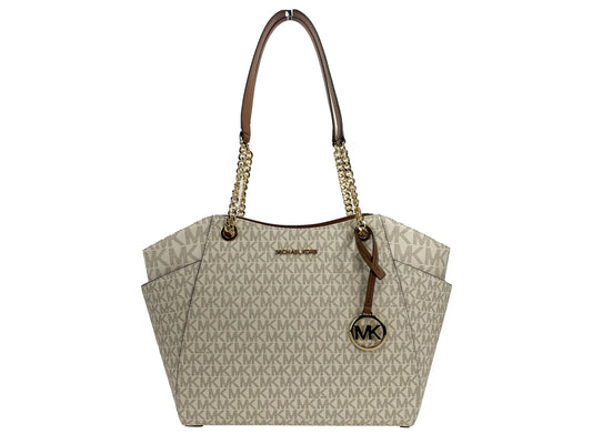 Michael Kors Jet Set Chain Vanilla Shoulder Tote Bag