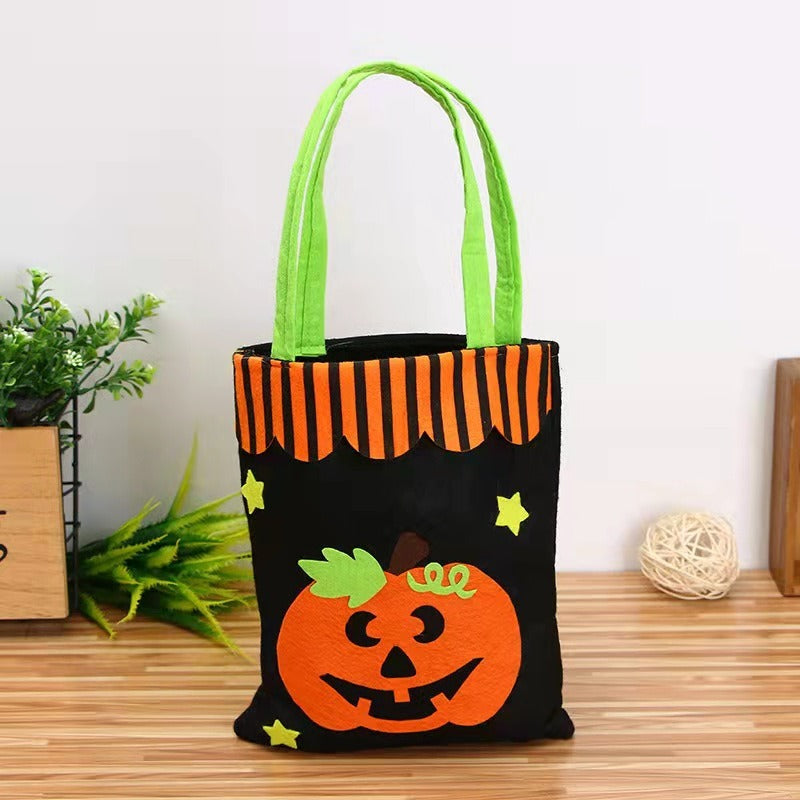 Halloween Decoration Pumpkin Non woven Candy Bag Ghost Witch Ghost Festival Tote Bag