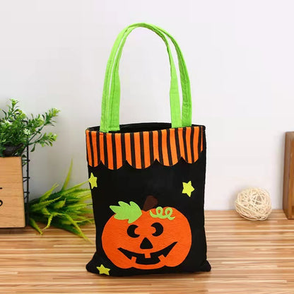 Halloween Decoration Pumpkin Non woven Candy Bag Ghost Witch Ghost Festival Tote Bag
