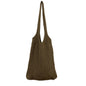 Korean Version Ins Wool Bag Retro Simple Knitted Bag Shoulder Bag Large Capacity Tote Bag
