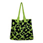New Flower Bag Knitted Bag Large Capacity Tote Bag Student Shoulder Bag Woolen Bag Trendy Girl