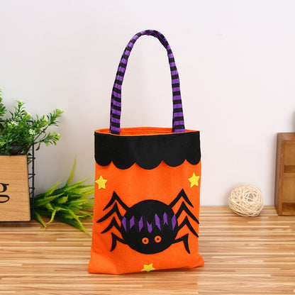 Halloween Decoration Pumpkin Non woven Candy Bag Ghost Witch Ghost Festival Tote Bag