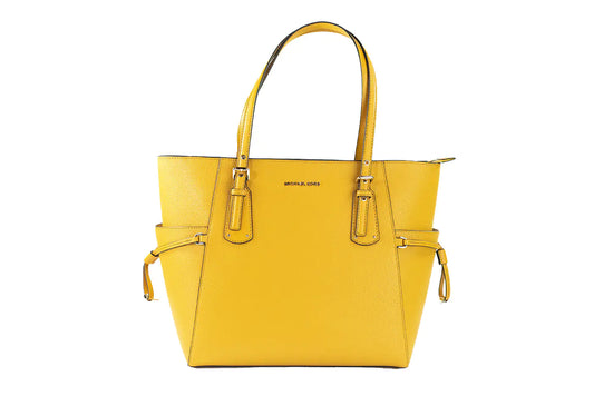 Michael Kors Voyager Large Marigold Leather East West Tote