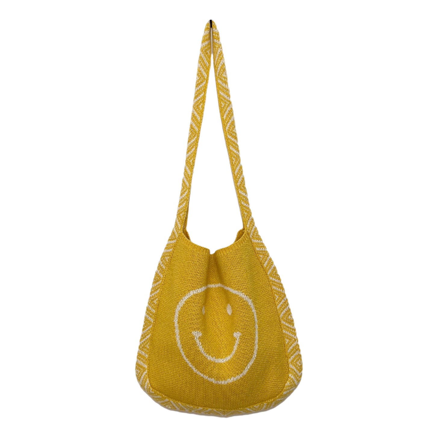 Japan And South Korea Knitted Bag Casual Commuter Shoulder Bag Tote Bag Retro Women's Bag Trend