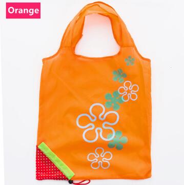 Environmental storage bag Handbag Strawberry Foldable Shopping Bags Reusable Folding Grocery Nylon eco tote Bag