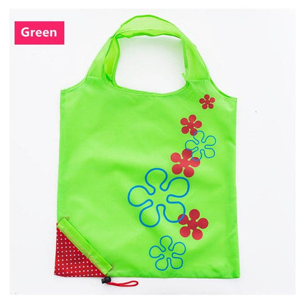 Environmental storage bag Handbag Strawberry Foldable Shopping Bags Reusable Folding Grocery Nylon eco tote Bag