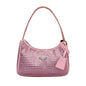 Spring New Trendy HoBo Underarm Bag Full Of Diamonds With Diamonds One-Shoulder Women's Bag Zipper Evening Tote Bag