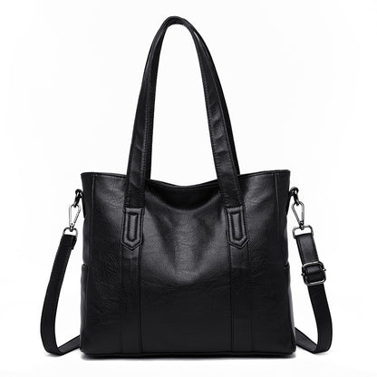 Middle aged Mom Commuter Large Capacity Tote Bag Trendy Underarm Bag Single Shoulder Bag