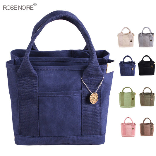 Lotte Premium Canvas Bag Bento Bag Tote Bag 16 Ann Canvas Women's Bag Handbag