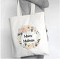 Fleur Canvas Tote Bag