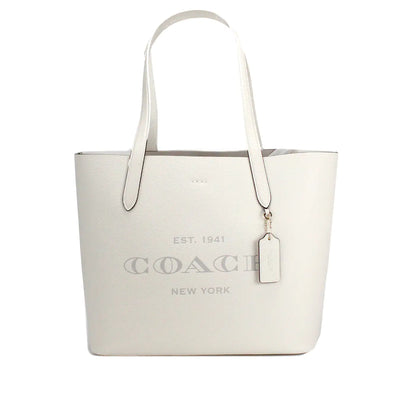 Coach Cameron Large Chalk Leather Shoulder Tote