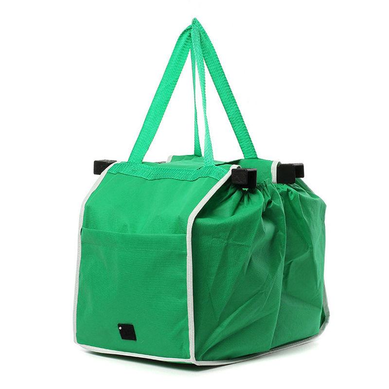 Grab Shopping Bag Foldable Tote Eco-friendly Reusable Large Trolley Supermarket Large Capacity Bags