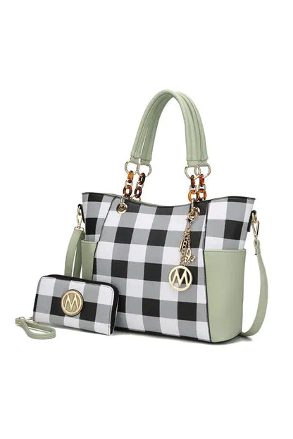 Checker Tote Bag